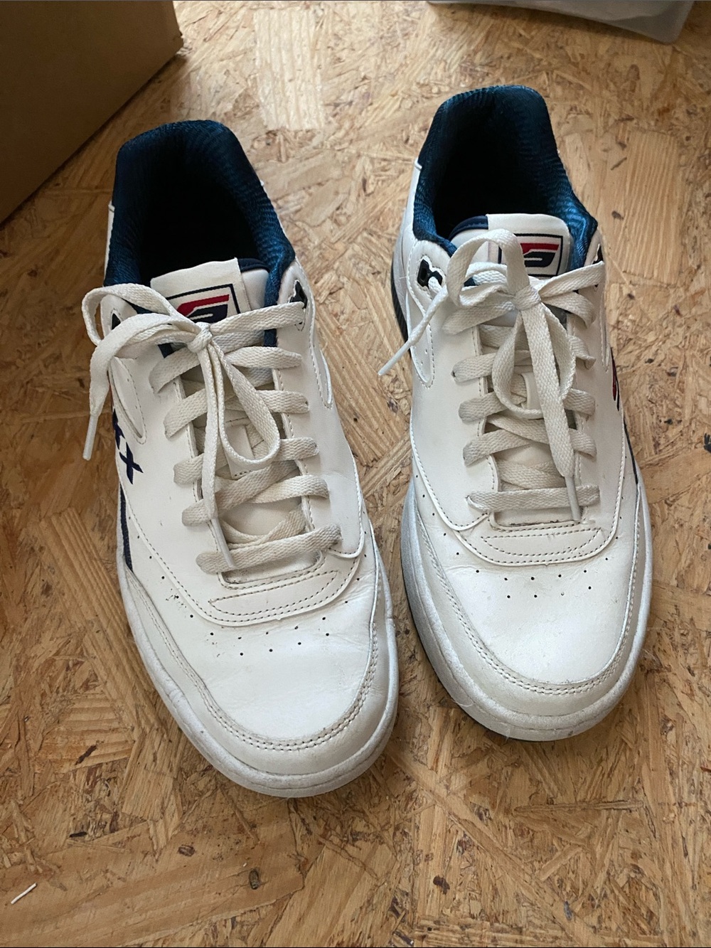 Skechers Navy and red Memory Foam Sneaker Interior